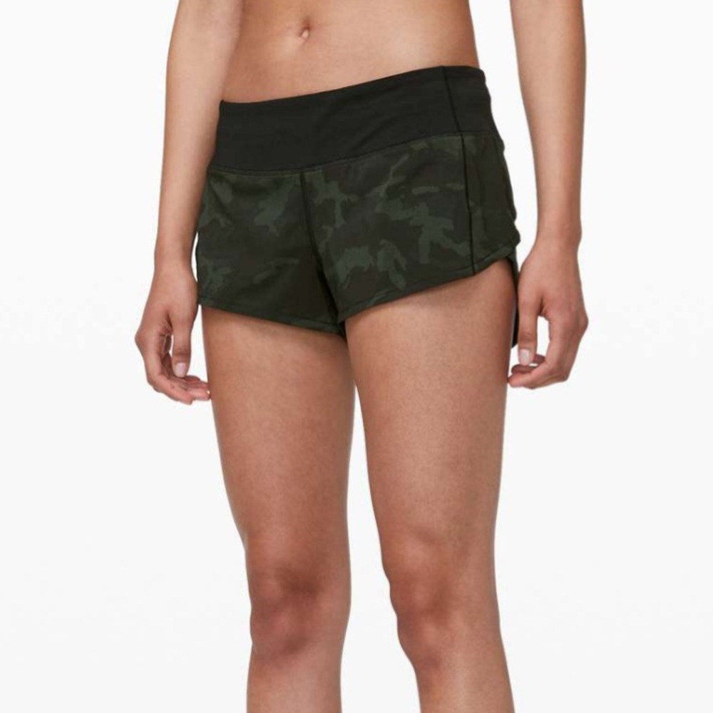 Lululemon Speed Up Short *2.5 - Camo